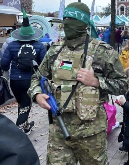 Professor Kevin Curran, Ulster University in an interview on BBC Radio Foyle on whether a 'Hamas' Derry Halloween costume image circulated online is fake.