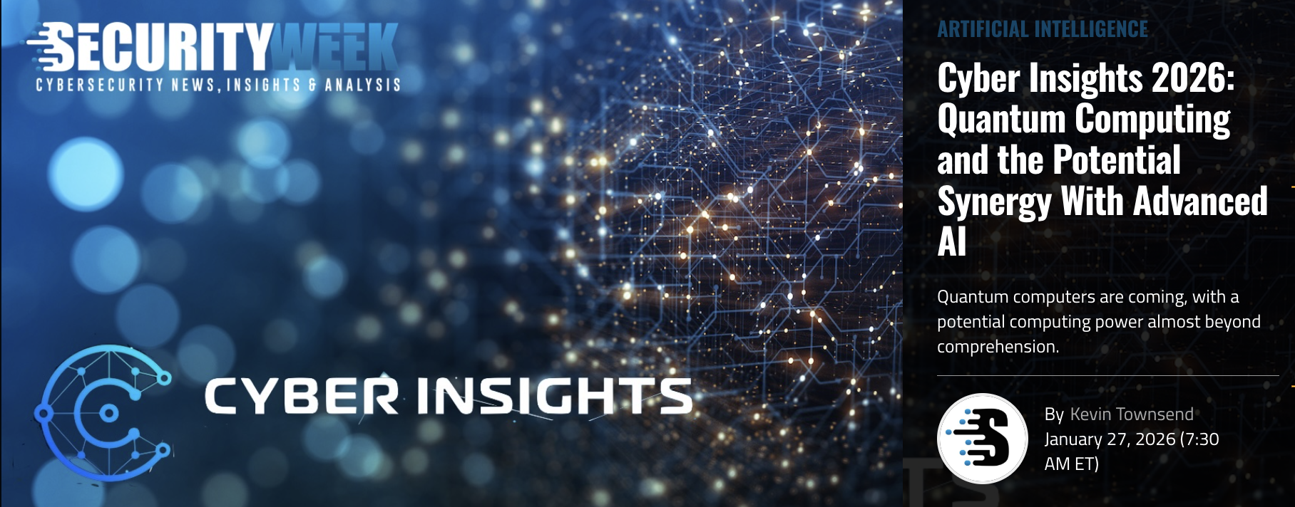 Professor Kevin Curran, Ulster University in an interview with Security Weekly on how combining AGI and quantum computing could vastly accelerate optimization across industries.